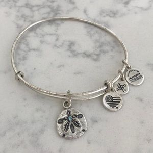 Alex and Ani Sand Dollar Bangle Bracelet